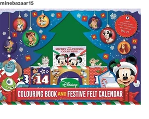 Disney: Colouring Book and Festive Felt Calendar Paperback – 21 Sept. 2021 - Picture 1 of 1