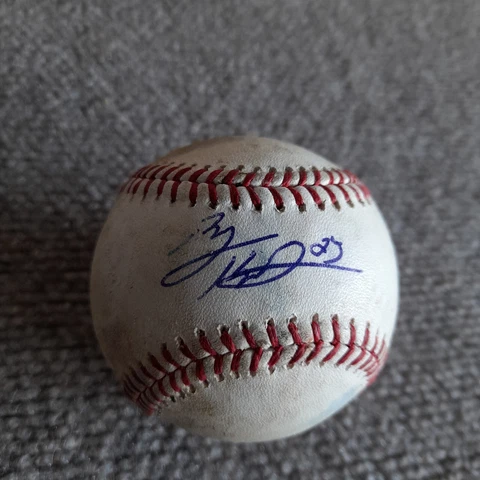Byron Buxton Minnestoa Twins Signed Ball Autograph MLB Rawlings Spring Training Cover