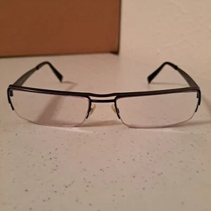 Giorgio Armani Eyeglass Frames GA 540 Black Half Rim *FRAMES ONLY - Picture 1 of 8