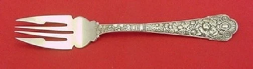 Cluny by Gorham Sterling Silver Fish Fork Original 6 3/4" Multi-Motif Silverware - Image 1 of 1