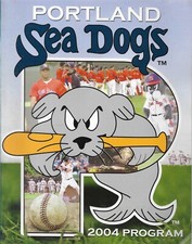 2004 Program Portland Sea Dogs AA Red Sox Portland, Maine