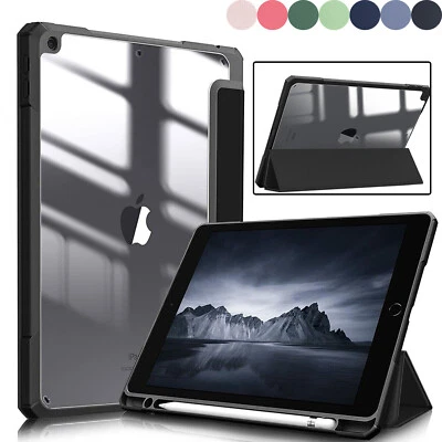 Funda Abatible Para iPad 11º 10º 9º 8º 7º 6/5ª Generación A16 Estuche con Ranura para Lápiz Foto 1 de 4