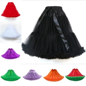Lady Tutu Tulle Skirt Adult Women Fancy Skirt Dress Up Party Dancing Short Dress - Picture 1 of 43