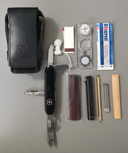 Victorinox Survival Kit 4.0567 S.O.S Set in Leder Tasche Schwitzerland - Bild 1 von 24