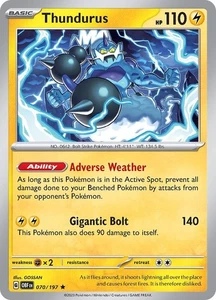 Thundurus 070/197 Sv03: Obsidian Flames Holo - Picture 1 of 1