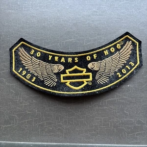2013 HOG Membership Rocker Patch Harley Davidson Owners Group 1983-2013 - Picture 1 of 3