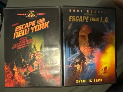 Escape from New York + Escape from LA (DVD, Widescreen) Kurt Russell - Image 1 of 4