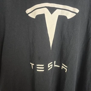 TESLA T-Shirt Elon Erwachsene Größe 3XL schwarz weiß Spruch Kurzarm Grafik - Bild 1 von 7