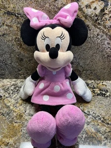 "Auténtico traje rosa muñeca Minnie Mouse de peluche de 16"" Disney World Florida" - Imagen 1 de 7