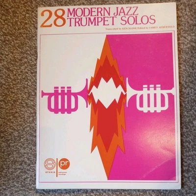 28 modern jazz trumpet solos  sheet music book.  - Image 1 of 2