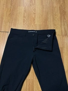 Western Rise Pants Mens 32 Black Nylon Spandex Stretch Casual Outdoor Business - Picture 1 of 12