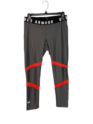 NWT Under Armour CoolSwitch compression leggings - gray and red - L - Image 1 of 4