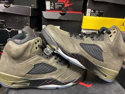 Nike Air Jordan 5 Fear Cemento Uva UNC Reimaginado DMP Artesanía Travis Talla 10.5 Nuevo Foto 1 de 4