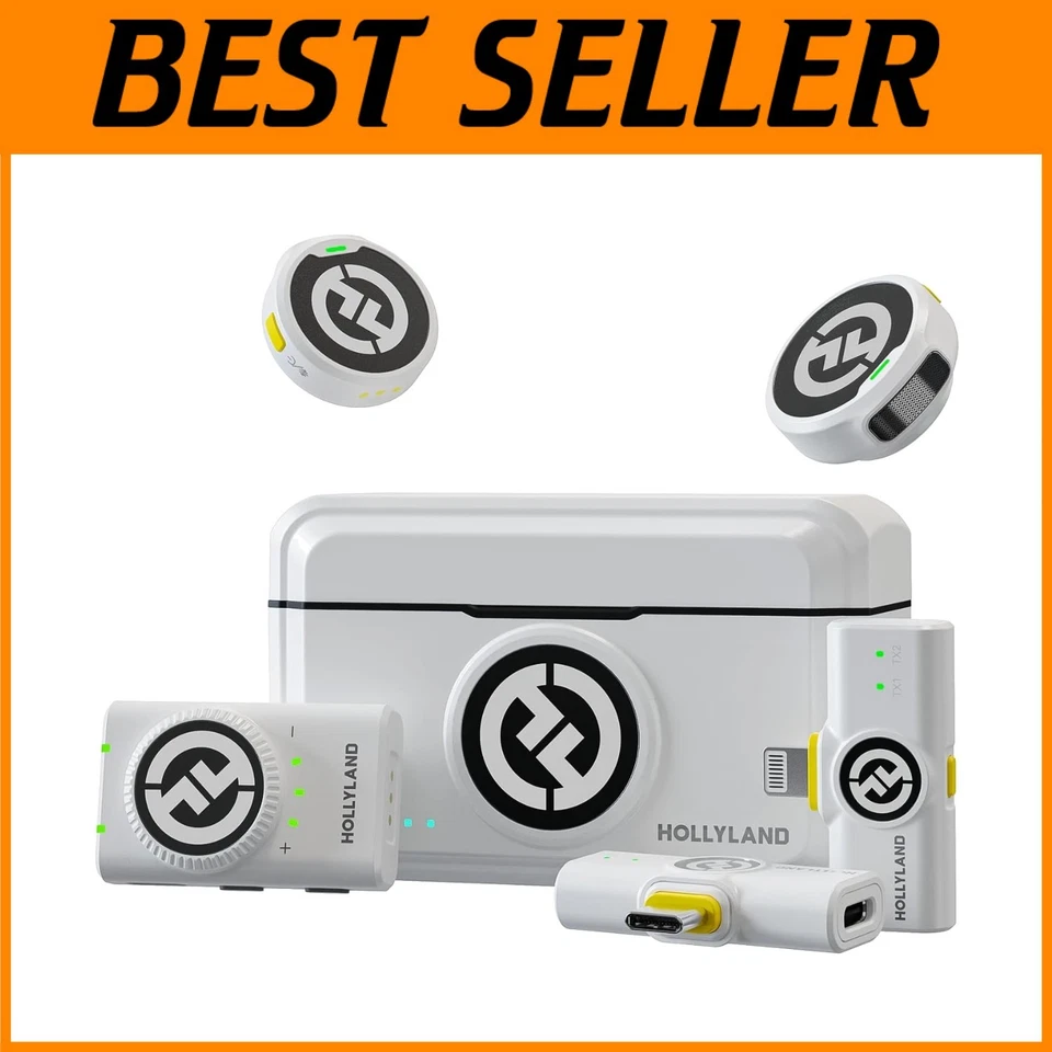 Compact Lark M2 Wireless Microphone - Crystal Clear Sound, Instant Pairing - Image 1 of 4