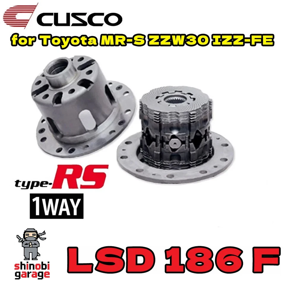 CUSCO Type-RS Rear LSD 1-Way Toyota MR-S ZZW30 1ZZ-FE 1999–2007 LSD 186 F - Image 1 of 1