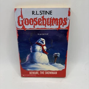 Goosebumps #51 Beware The Snowman Paperback Book R.L. Stine 1st Edition 1997 - Picture 1 of 11