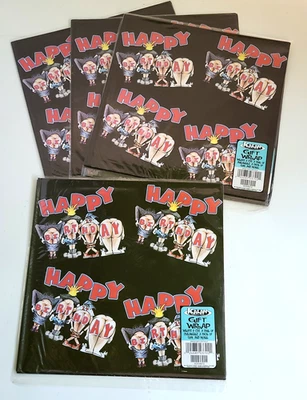 Kalan Gift Wrap Sheets - Mooning Happy Birthday - 20" x 30" - 5 (2 Sheet Packs) - Image 1 of 4