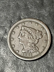 1851 Half Cent - Bild 1 von 2