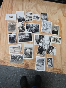 Vintage Lot Of 22 B&W Men & Women Photos From The 1940’s-1960’s - Picture 1 of 6