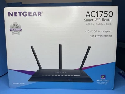 NETGEAR AC1750 Smart WiFi Router - WiFi 5 Dual Band Gigabit (R6350)  OPEN BOX - Image 1 of 4