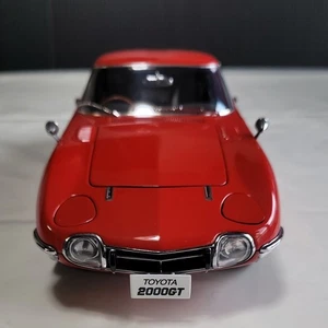 1/18 AUTOart Toyota 2000GT Rojo Sin Caja De Japón 78751 Modelo Coche Minicar - Imagen 1 de 10