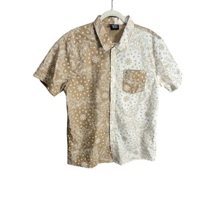 Original Deluxe Supply Men's L Button Shirt Aztec Boho Southwest Hippie Casual - Picture 1 of 12