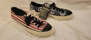 NEW Converse Chuck Taylor 1970s Ox Peace Flag Sneaker - Navy/Red - 7US - Mens - Picture 1 of 7