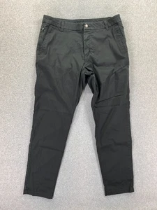 Birddogs Pants Mens 36x32 (34x30) Black Chino Stretch Lined Casual Golf Athletic - Picture 1 of 9