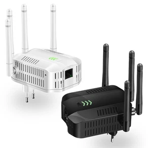 1200Mbps WiFi Signal Extender Range Repeater Booster Internet Amplifier 3 Plug - Picture 1 of 24