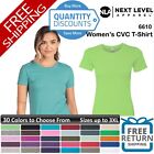 🔥 Next Level Woman Cvc T-shirt Fabric Laundered Cotton Blend Up To 3xl 6610