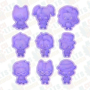 Dc comics personaggi Set cookie cutter formina tagliabiscotti compleanni feste - Imagen 1 de 1