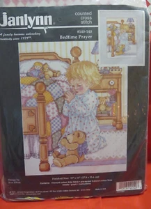 Janlynn 1998 Kreuzstich-Set "Bedtime Prayer" Sampler - Young Girl Praying - Bild 1 von 7