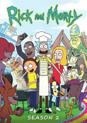 Rick and Morty: Season 2 (2 DVD Set, 10 Episodes, EX-LIBRARY", 2018) - Image 1 of 3