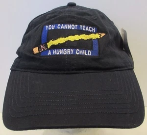 You Cannot Teach a Hungry Child Hat USA Embroidery Unisex Cap - Picture 1 of 3