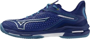 MIZUNO Tennis Shoes WAVE EXCEED TOUR 6 OC Blue White 61GB2472 US5(23cm) - Picture 1 of 5