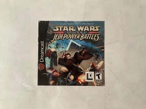 *Manual Only* Sega Dreamcast Star Wars Episode 1 Jedi Power Battles I **OEM** - Picture 1 of 3