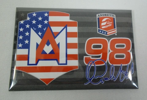 #98 Marco Andretti Andretti Autosport Collector Magnet IndyCar Indianapolis 500 Cover