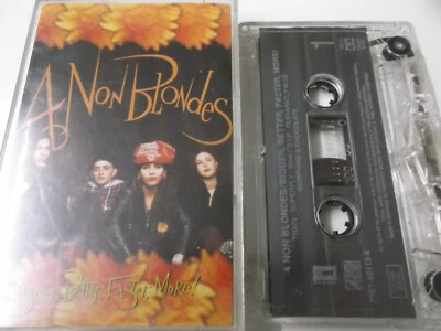 68496 - 4 NON BLONDES - BIGGER, BETTER, FASTER, MORE - 1992 MUSIKKASSETTE (MC) - Bild 1 von 2