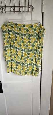 nwt FOSSIL DOTTIE SCARF green multi color fringe Rayon - Image 1 of 4