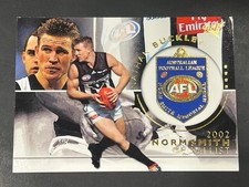 2003 Select XL Series Medal Card MC2 Nathan Buckley (Norm Smith) Collingwood