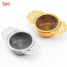 Tè infus. a SFERA Mesh Loose Leaf colino per erba Acciaio Inox sicuro bloccaggio