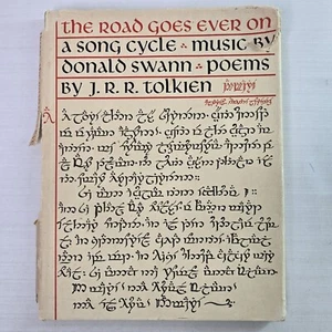 J R R Tolkien - The Road Goes Ever On - A Song Cycle HC Book Rare 1st Ed 1969 - Picture 1 of 24