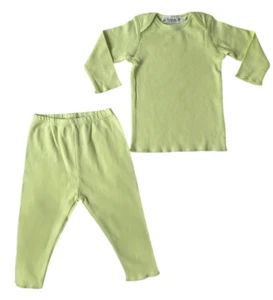 Bonpoint Yellow Baby 2pc Outfit Set Inc Leggings & Top Size 6mo- NEW - Picture 1 of 12