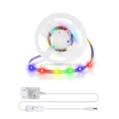 Kit Striscia Led 12V 5,5W SMD 2835 3 metri IP20 4 colori RGBY Aigostar - Immagine 1 di 4