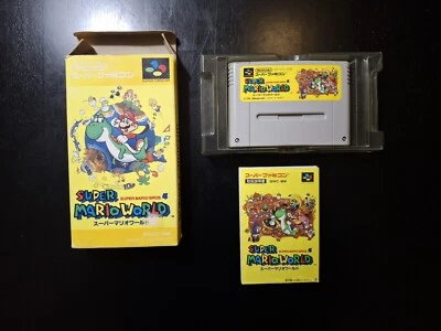 Super Famicom - Super Mario World (Complete In Box, Japan Version, USA Seller) - Image 1 of 4