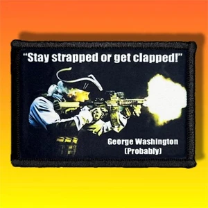 George Washington Morale Patch / Military Badge ARMY Tactical Hook & Loop  55 - Picture 1 of 8
