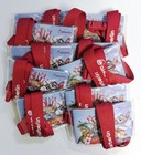 10x airberlin AIR BERLIN LANYARD Schlüsselband Rot weiße Schrift Hülle Karabiner