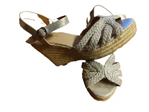 "Renda" Sandalette Gr. 40,  Silber  - Bild 1 von 6