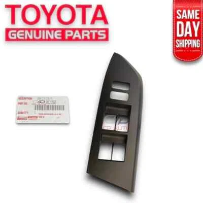 14-21 TOYOTA TUNDRA DRIVER MASTER INTERRUPTOR VENTANA ELÉCTRICA BISEL MOLDURA NEGRO FABRICANTE DE EQUIPOS ORIGINALES NUEVO Foto 1 de 4