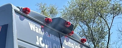 4X Luz de circulación roja para techo de cabina trasera 14-23 RAM PROMASTER 1500 2500 3500 OEM Foto 1 de 4